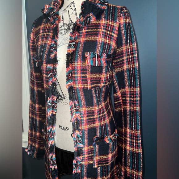 Multi Color Tweed Jacket - Picture 2 of 6